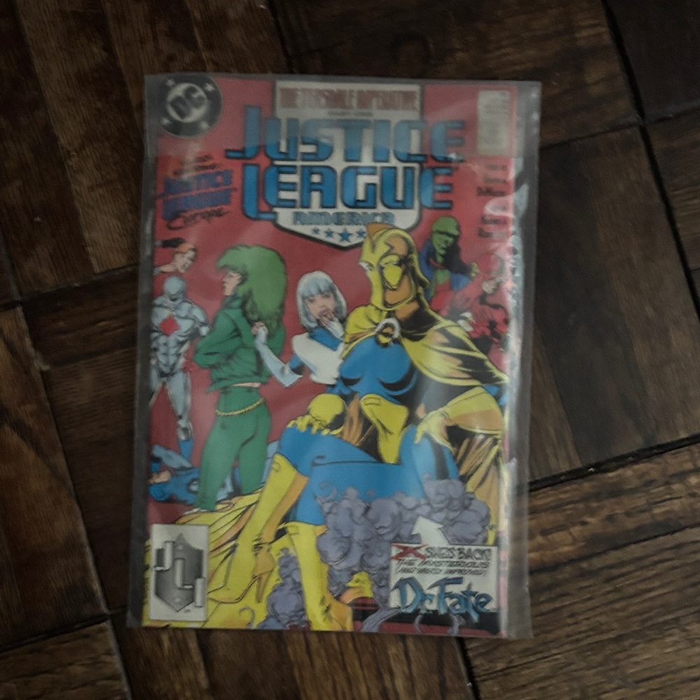 Justice League Comic Book with Colorful Cover